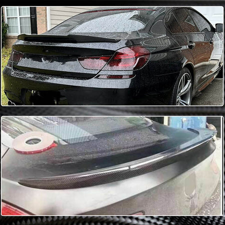BMW 6 Series F06 F13 640i 650i M6 Coupe 2012-2018 Rear Trunk Spoiler Carbon Fiber/FRP-Ahacarbon