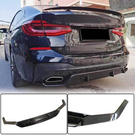 BMW 6 Series G32 630i 640i M Tech GT 2017-2021 Rear Bumper Diffuser Carbon Fiber-Ahacarbon