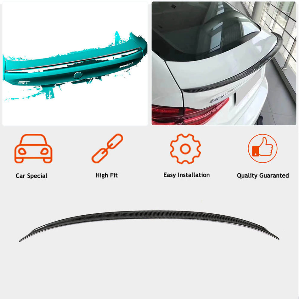 BMW 6 Series G32 630i 640i xDrive GT 2017-2022 Rear Trunk Spoiler Carbon Fiber-Ahacarbon