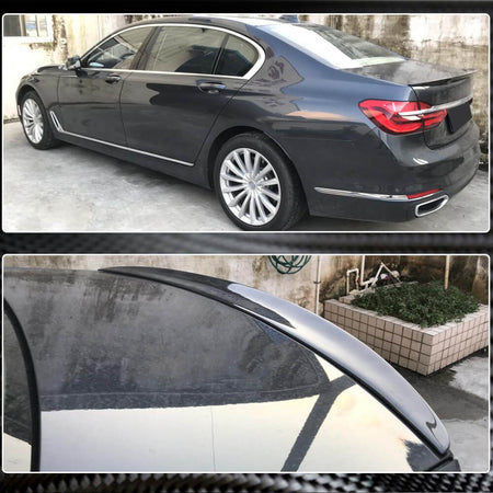 BMW 7 Series G11 G12 740i 750i 760i 2016-2023 Rear Trunk Spoiler Carbon Fiber/FRP-Ahacarbon