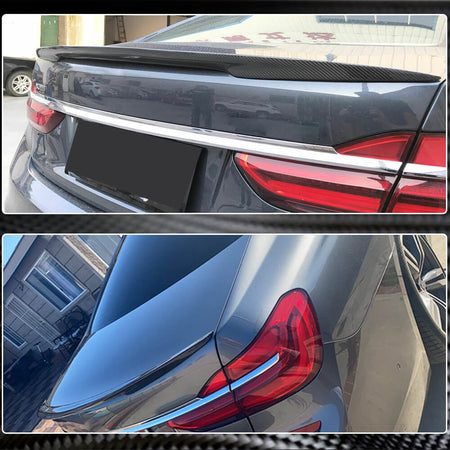 BMW 7 Series G11 G12 740i 750i 760i 2016-2023 Rear Trunk Spoiler Carbon Fiber/FRP-Ahacarbon