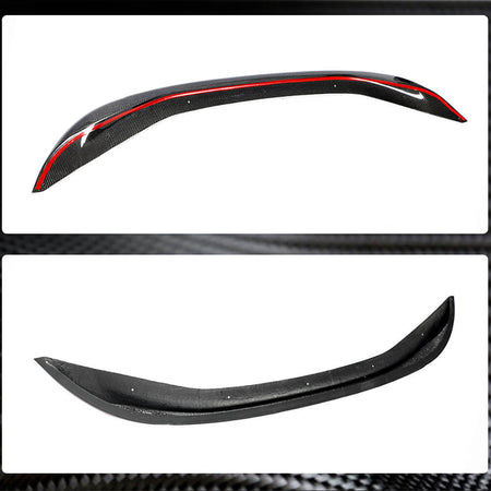 BMW 7 Series G11 745e 750i M Sport M760Li LCI 2019-2022 Front Bumper Lip Carbon Fiber-Ahacarbon