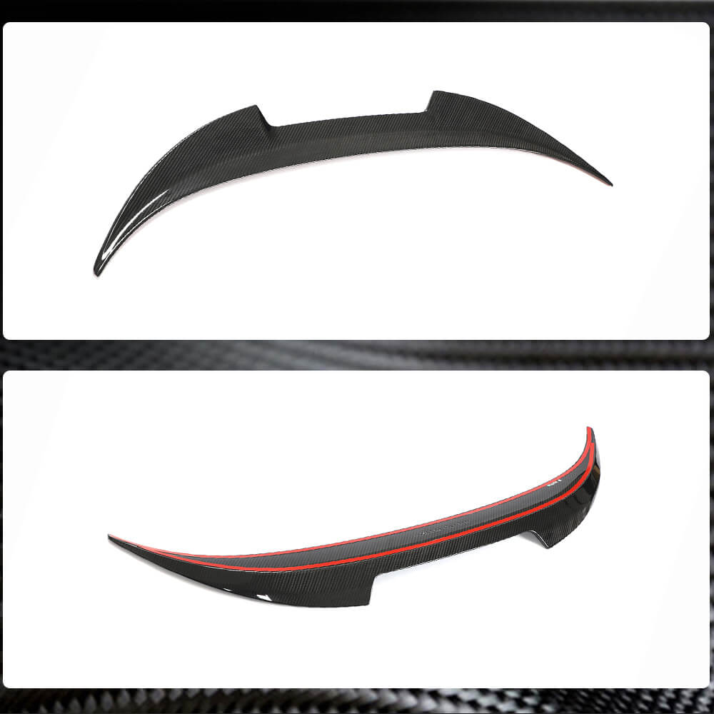 BMW 8 Series G14 840i M850i F91 M8 2018-2022 Rear Trunk Spoiler Dry Carbon Fiber-Ahacarbon