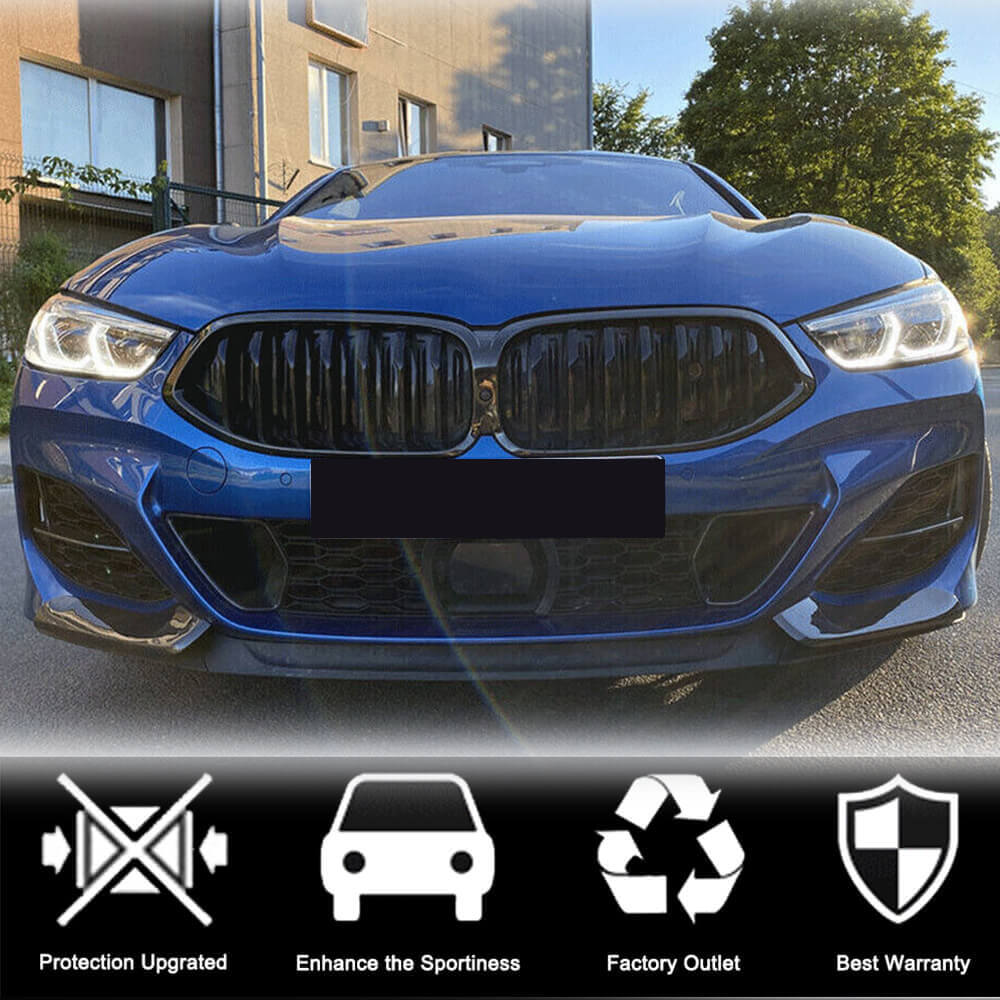 BMW 8 Series G14 G15 G16 840i M Sport M850i 2018-2021 Fog Light Covers Dry Carbon Fiber-Ahacarbon