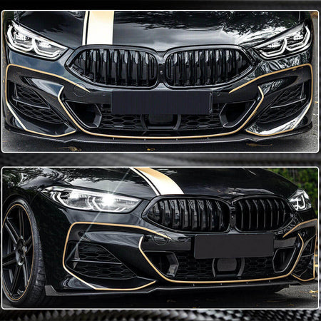 BMW 8 Series G14 G15 G16 840i M Sport M850i 2018-2021 Fog Light Covers Dry Carbon Fiber-Ahacarbon