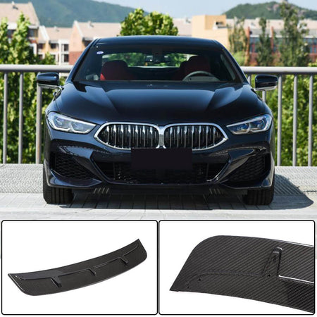 BMW 8 Series G14 G15 G16 840i M Sport M850i 2018-2021 Front Bumper Lip Dry Carbon Fiber-Ahacarbon