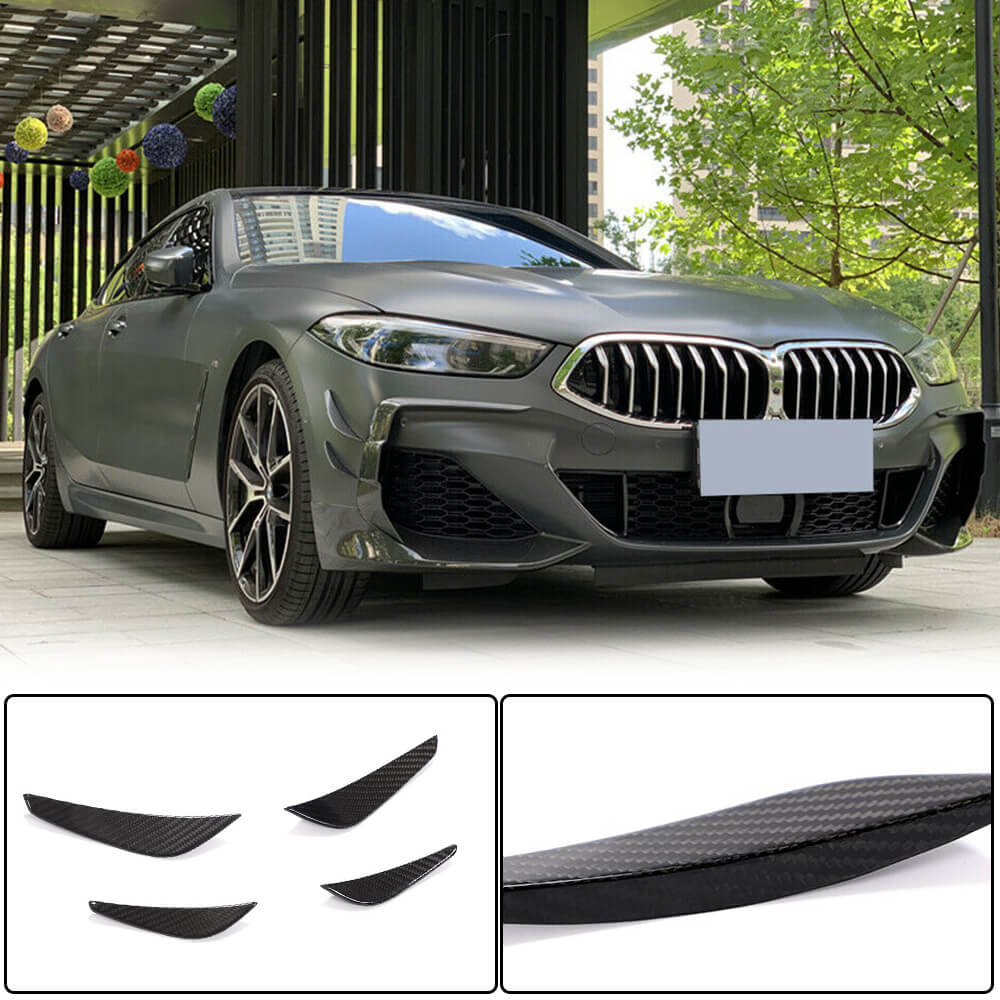 BMW 8 Series G14 G15 G16 840i M Sport M850i 2018-2021 Front Bumper Vents Dry Carbon Fiber-Ahacarbon