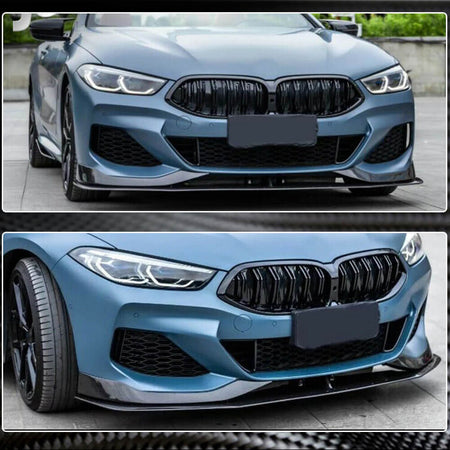 BMW 8 Series G14 G15 G16 840i M Sport M850i 2018-2021 Front Bumper Lip Dry Carbon Fiber-Ahacarbon