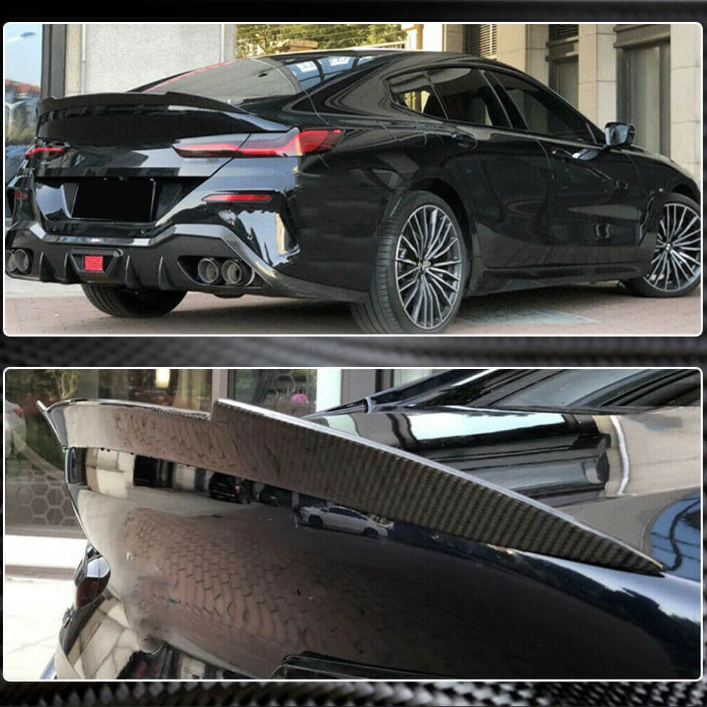 BMW 8 Series G15 F92 M8 Coupe 2018-2021 Rear Trunk Spoiler Dry Carbon Fiber-Ahacarbon