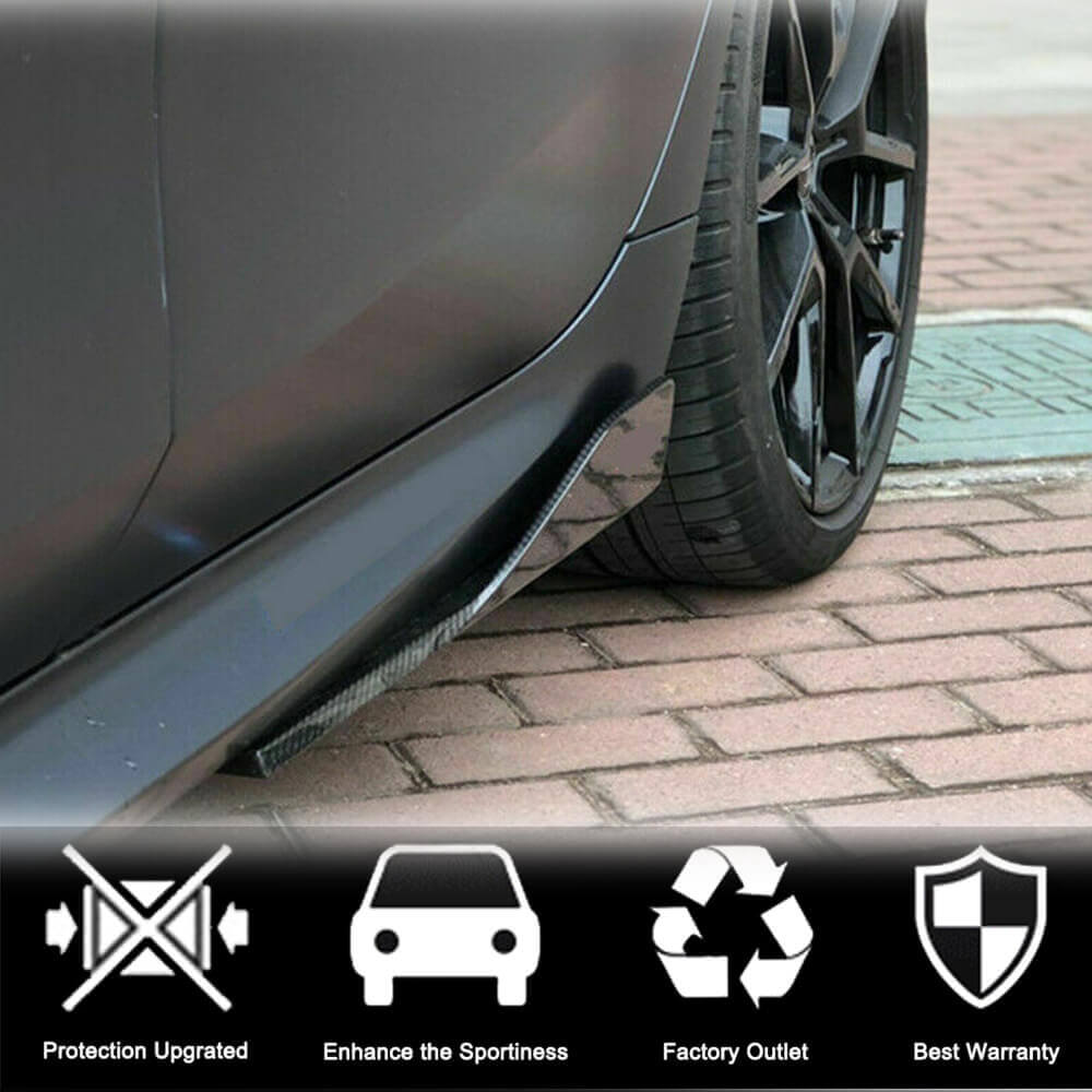 BMW 8 Series G16 M Sport F93 M8 2018-2021 Side Skirts Splitters Dry Carbon Fiber-Ahacarbon