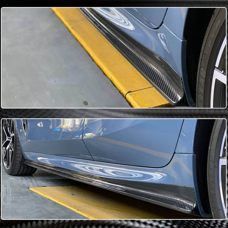 BMW 8 Series G16 F93 M8 2018-2021 Side Skirts Carbon Fiber-Ahacarbon