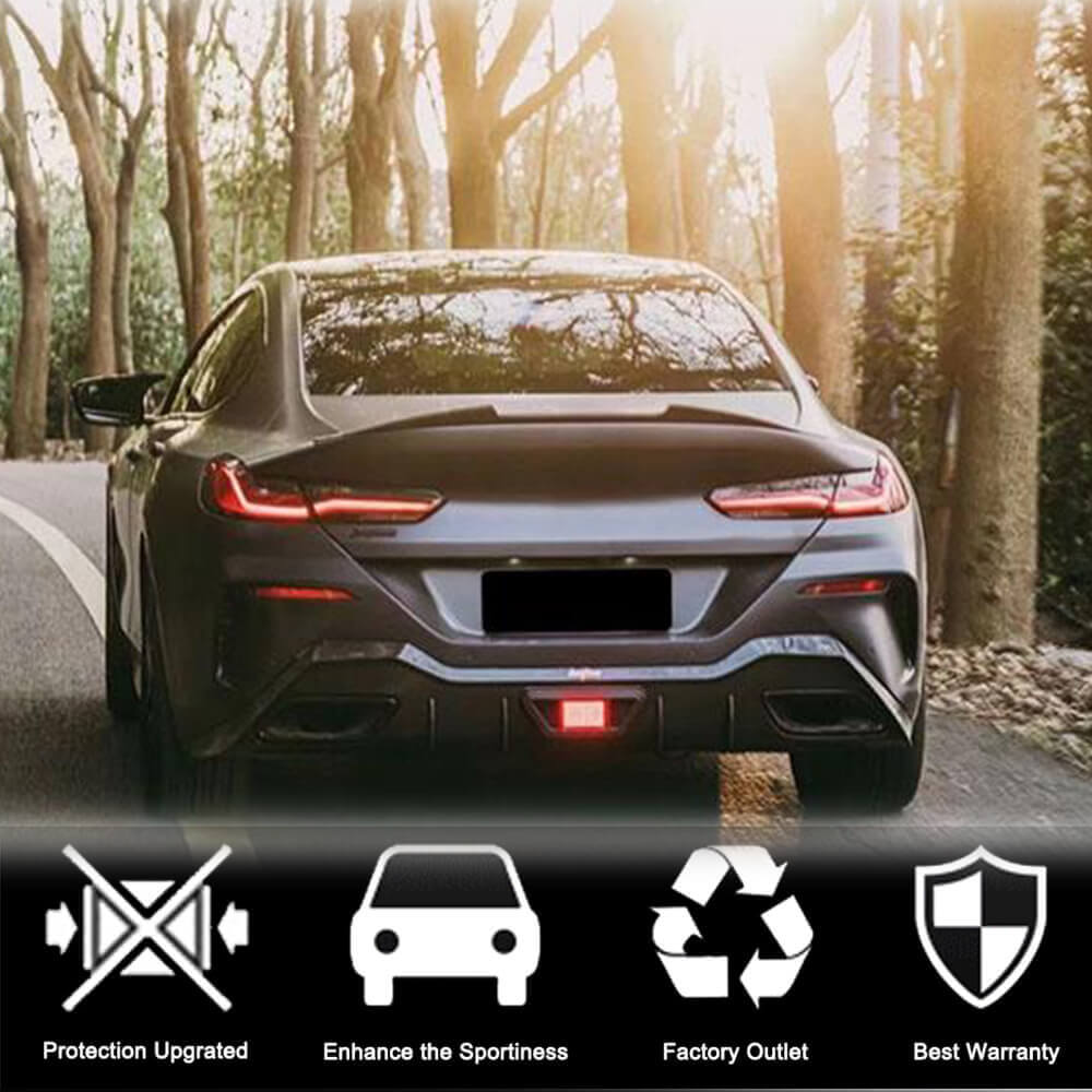 BMW 8 Series G16 840i M850i F93 M8 2018-2022 Rear Trunk Spoiler Dry Carbon Fiber-Ahacarbon