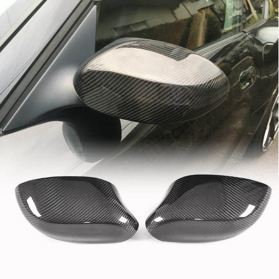 BMW E85 Z4 2002-2008 Mirror Covers Pair Add-on Carbon Fiber-Ahacarbon