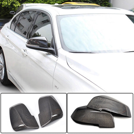 BMW E87 F20 F30 Mirror Covers Pair Carbon Fiber-Ahacarbon