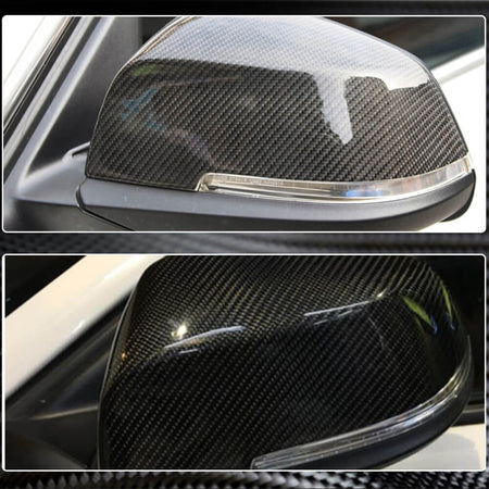 BMW E87 F20 F30 Mirror Covers Pair Carbon Fiber-Ahacarbon