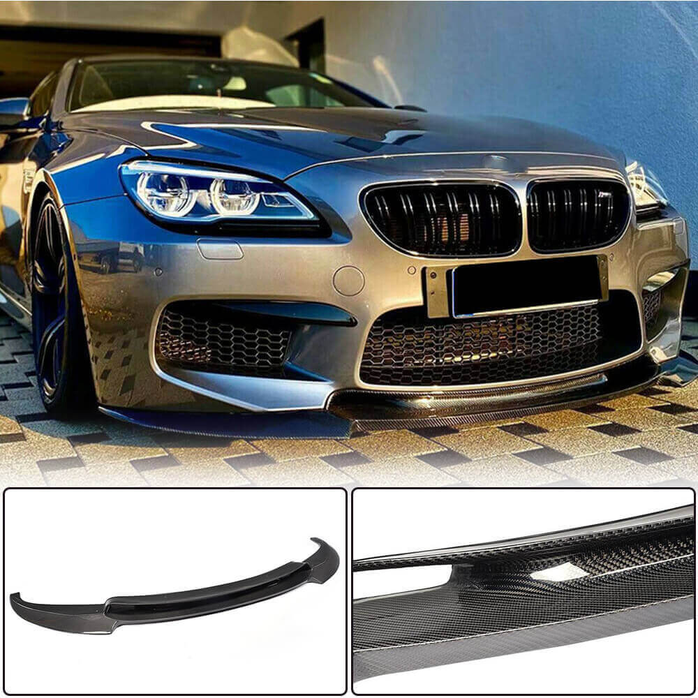 BMW 6 Series F06 F12 F13 M6 2013-2018 Front Bumper Lip Carbon Fiber/FRP-Ahacarbon