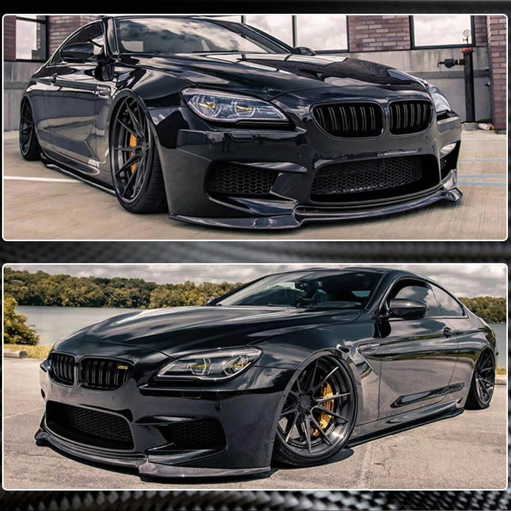 BMW 6 Series F06 F12 F13 M6 2013-2018 Front Bumper Lip Carbon Fiber/FRP-Ahacarbon