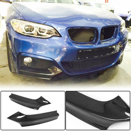 BMW 2 Series F22 F23 220i 228i 230i M Sport M235i M240i 2014-2019 Front Bumper Splitter Carbon Fiber-Ahacarbon