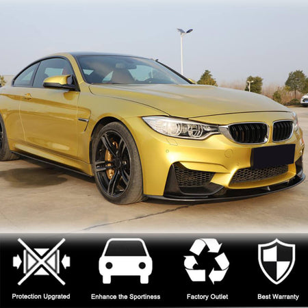 BMW F80 M3 F82 F83 M4 2014-2020 Front Bumper Lip Carbon Fiber/FRP-Ahacarbon