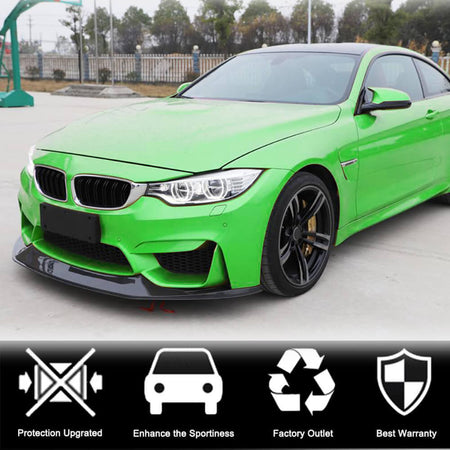 BMW F80 M3 F82 F83 M4 2014-2019 Front Bumper Lip Carbon Fiber-Ahacarbon