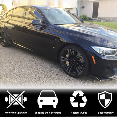 BMW F80 M3 F82 F83 M4 2014-2020 Front Bumper Splitters Carbon Fiber-Ahacarbon