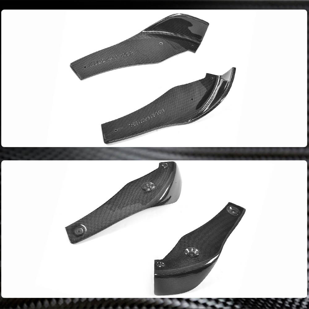 BMW F80 M3 F82 F83 M4 2014-2020 Front Bumper Splitters Carbon Fiber-Ahacarbon
