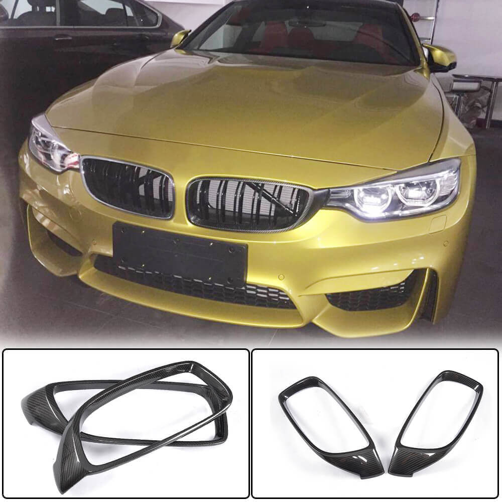 BMW F80 M3 F82 F83 M4 2014-2020 Front Grille Carbon Fiber-Ahacarbon