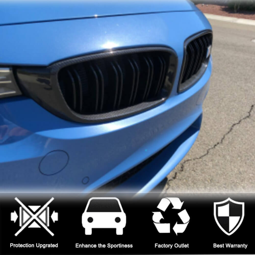 BMW F80 M3 F82 F83 M4 2014-2020 Front Grille Carbon Fiber-Ahacarbon