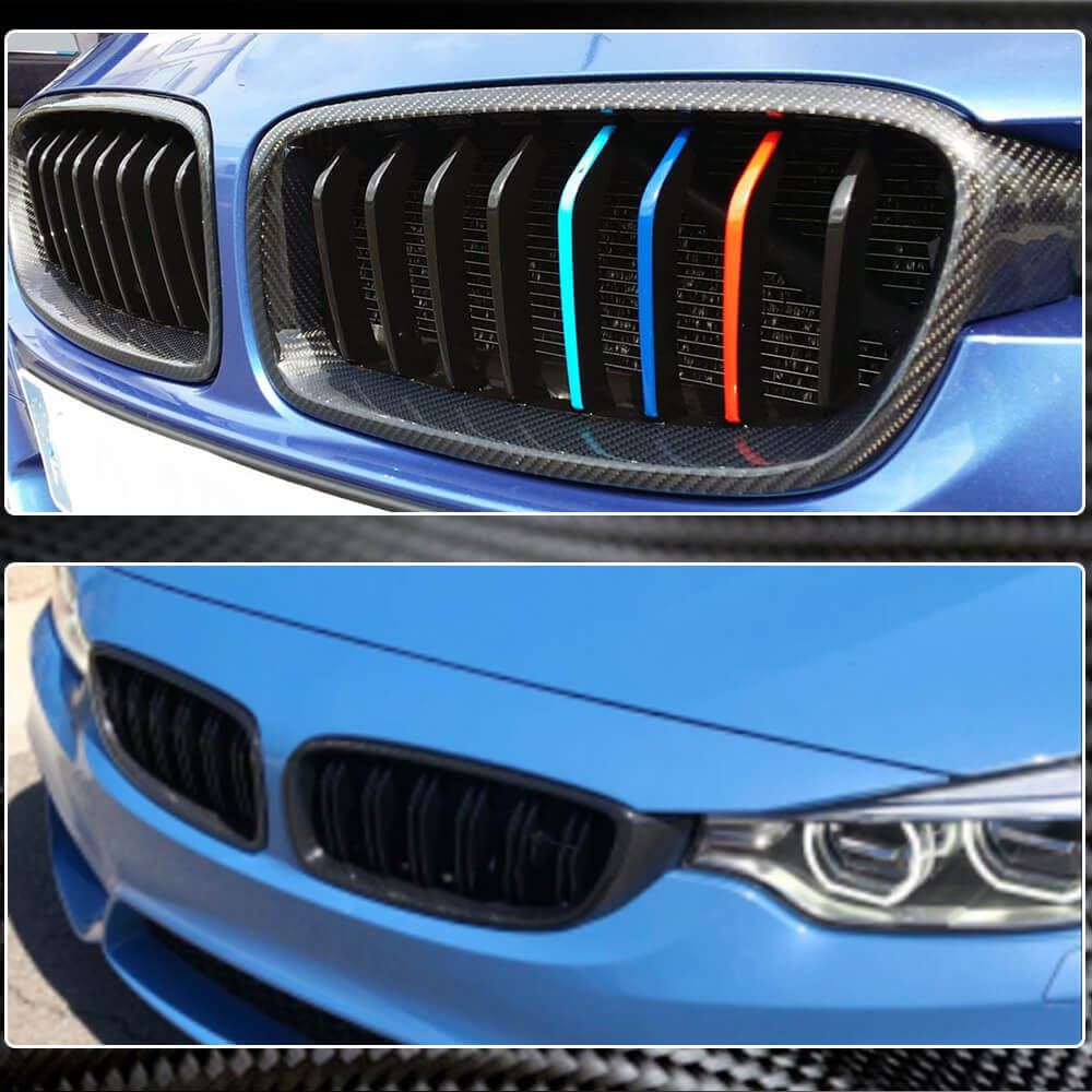 BMW F80 M3 F82 F83 M4 2014-2020 Front Grille Carbon Fiber-Ahacarbon