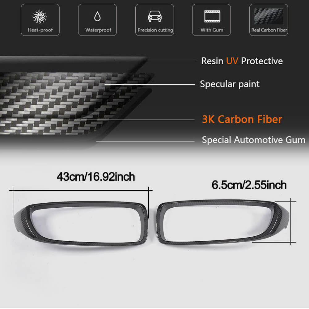 BMW F80 M3 F82 F83 M4 2014-2020 Front Grille Carbon Fiber-Ahacarbon