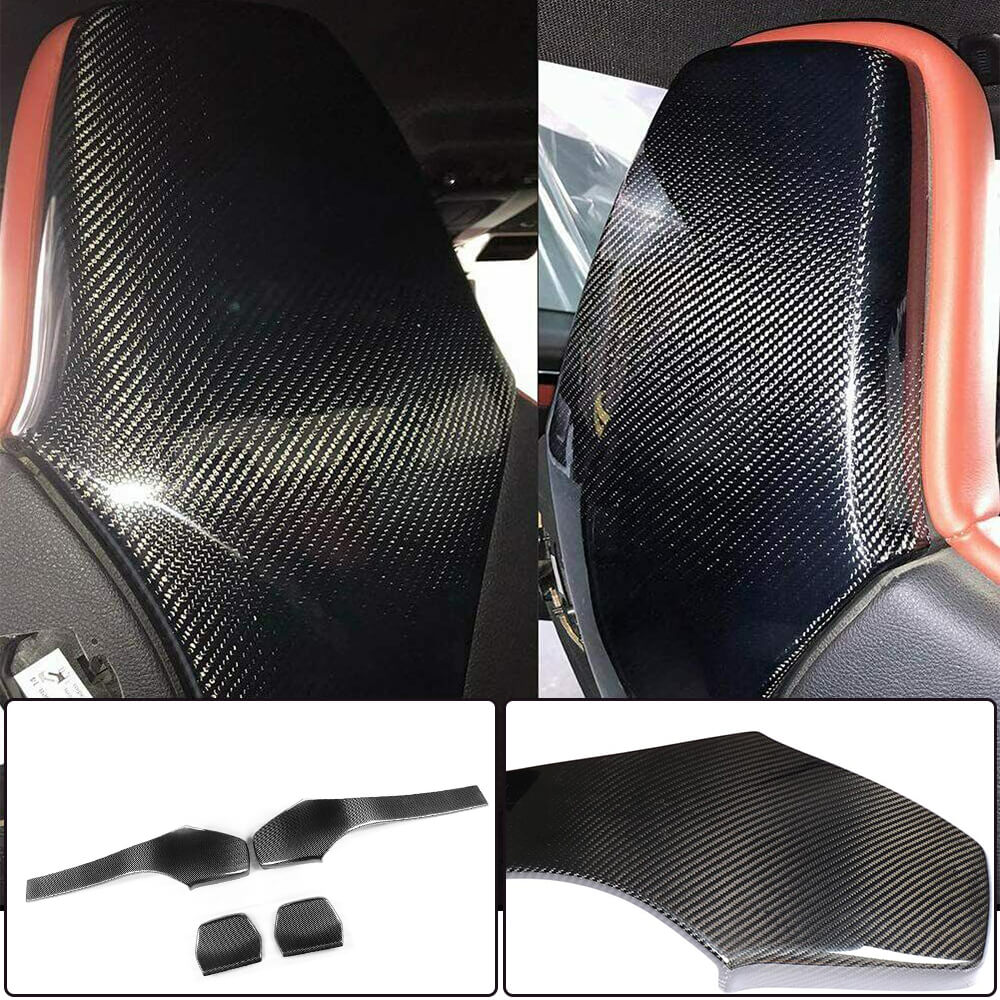 BMW F80 M3 F82 F83 M4 2014-2020 Seat Back Cover Carbon Fiber-Ahacarbon