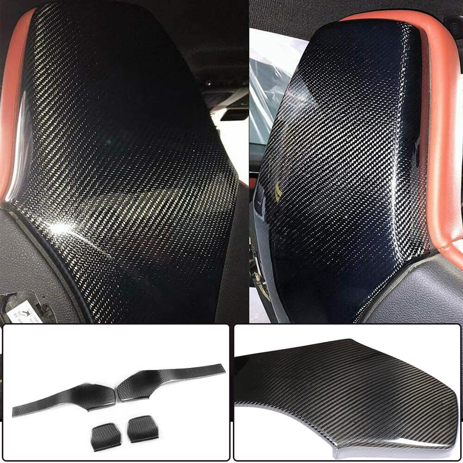 BMW F80 M3 F82 F83 M4 2014-2020 Seat Back Cover Carbon Fiber-Ahacarbon
