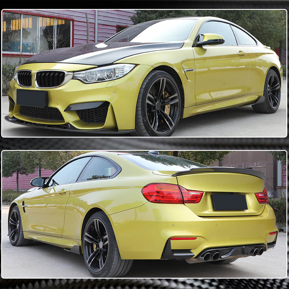 BMW F80 M3 F82 F83 M4 2014-2020 Side Skirts Carbon Fiber-Ahacarbon
