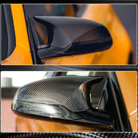BMW F80 M3 F82 F83 M4 F87 M2C 2014-2020 Mirror Covers Pair Replacement Dry Carbon Fiber-Ahacarbon
