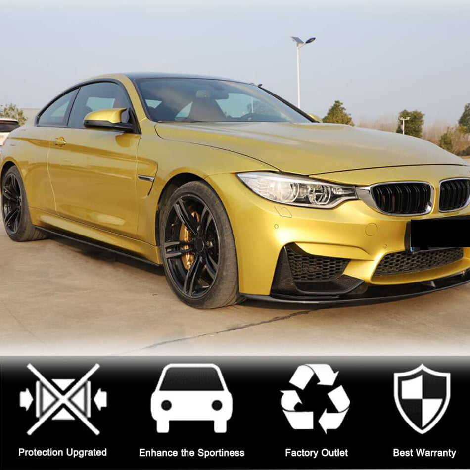 BMW F82 F83 M4 2015-2020 Side Skirts Carbon Fiber/FRP-Ahacarbon