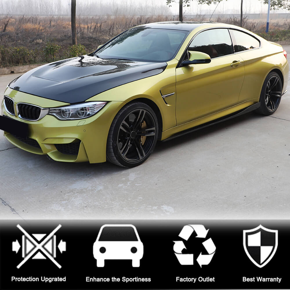 BMW F82 F83 M4 2015-2019 Side Skirts Carbon Fiber-Ahacarbon