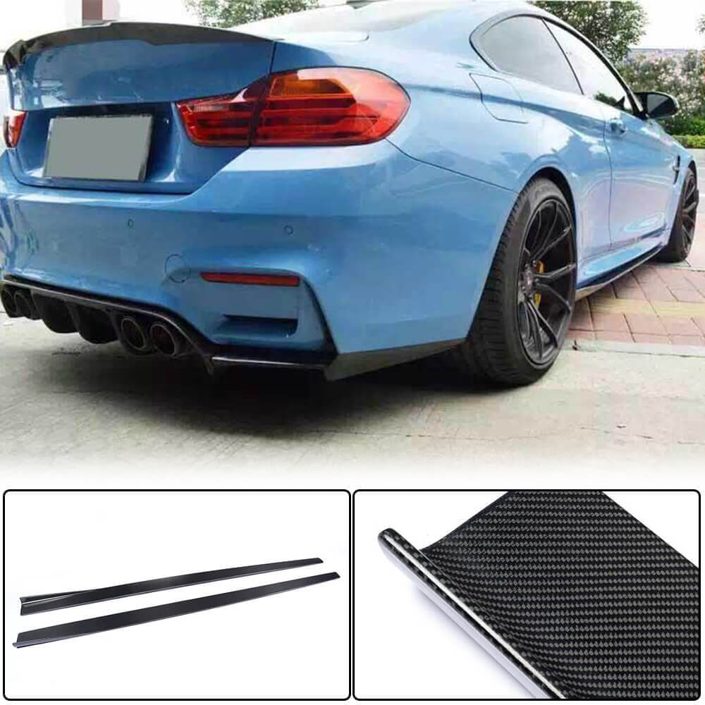 BMW F82 F83 M4 2015-2019 Side Skirts Carbon Fiber-Ahacarbon
