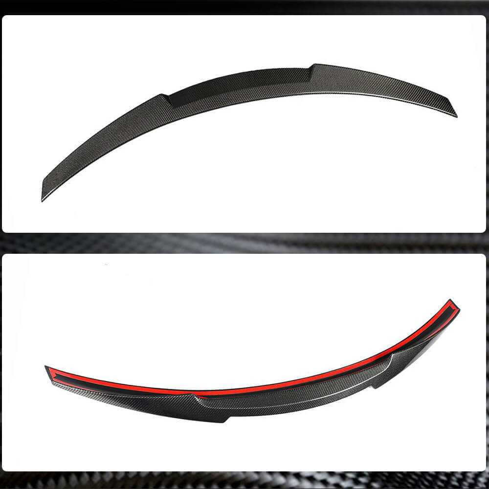 BMW F82 M4 Coupe 2015-2020 Rear Trunk Spoiler Carbon Fiber/FRP-Ahacarbon