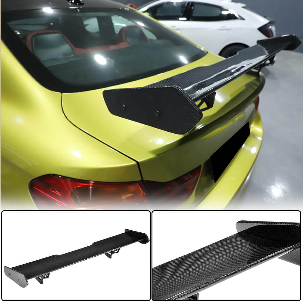 BMW F82 M4 Coupe 2015-2020 Rear Trunk Spoiler Carbon Fiber-Ahacarbon