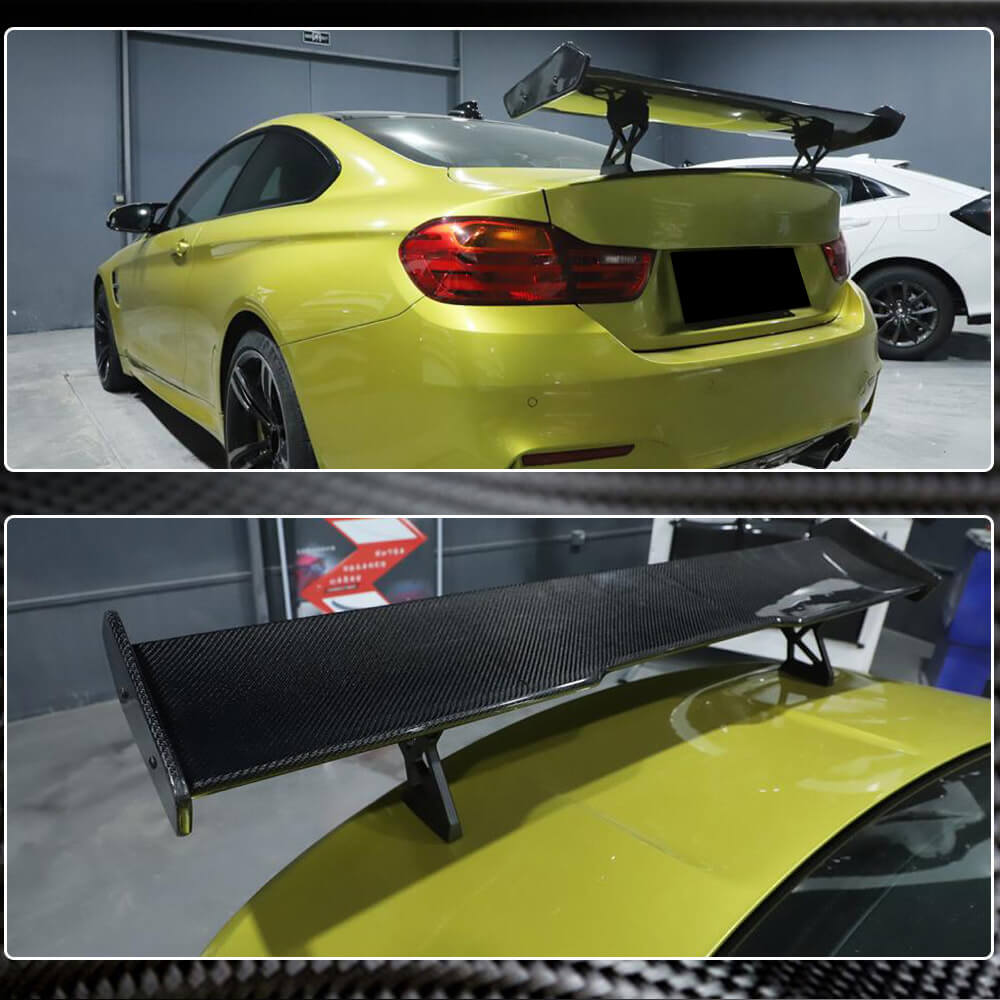 BMW F82 M4 Coupe 2015-2020 Rear Trunk Spoiler Carbon Fiber-Ahacarbon