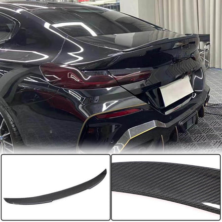 BMW 8 Series G16 F93 M8 Gran Coupe 2018-2022 Rear Trunk Spoiler Dry Carbon Fiber/FRP-Ahacarbon