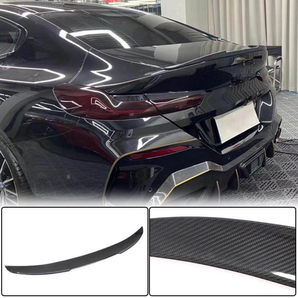 BMW 8 Series G16 F93 M8 Gran Coupe 2018-2022 Rear Trunk Spoiler Dry Carbon Fiber/FRP-Ahacarbon