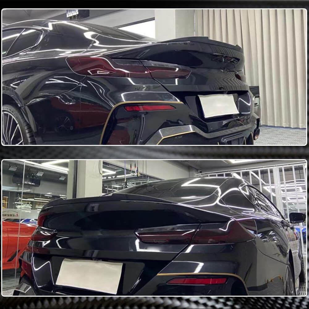 BMW 8 Series G16 F93 M8 Gran Coupe 2018-2022 Rear Trunk Spoiler Dry Carbon Fiber/FRP-Ahacarbon