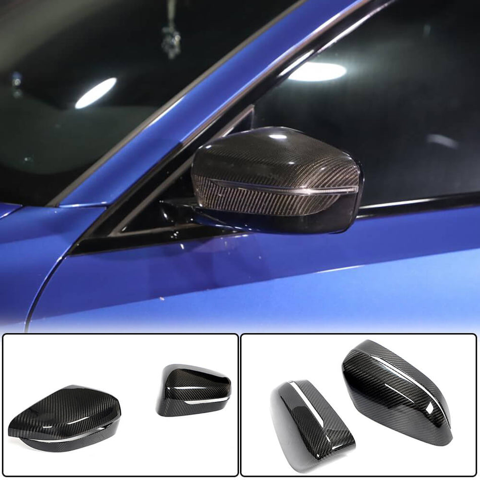 BMW G20 G21 G30 G31 Add-on Mirror Covers Dry Carbon Fiber-Ahacarbon