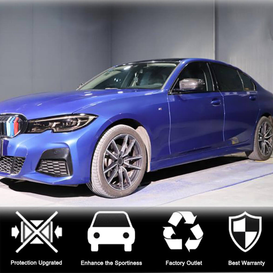 BMW G20 G21 G30 G31 Add-on Mirror Covers Dry Carbon Fiber-Ahacarbon