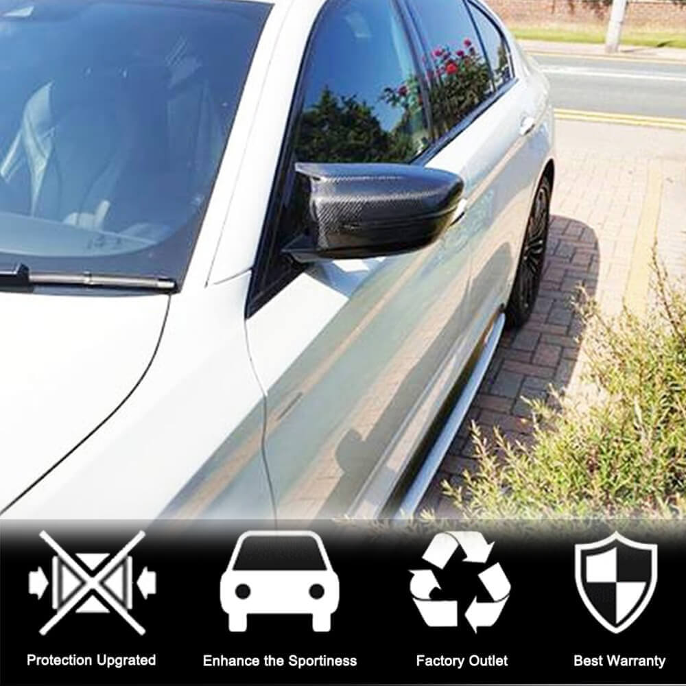 BMW G20 G22/G23 G30 G32 GT G11 G14/G15/G16 Mirror Covers Replacement LHD Dry Carbon Fiber-Ahacarbon