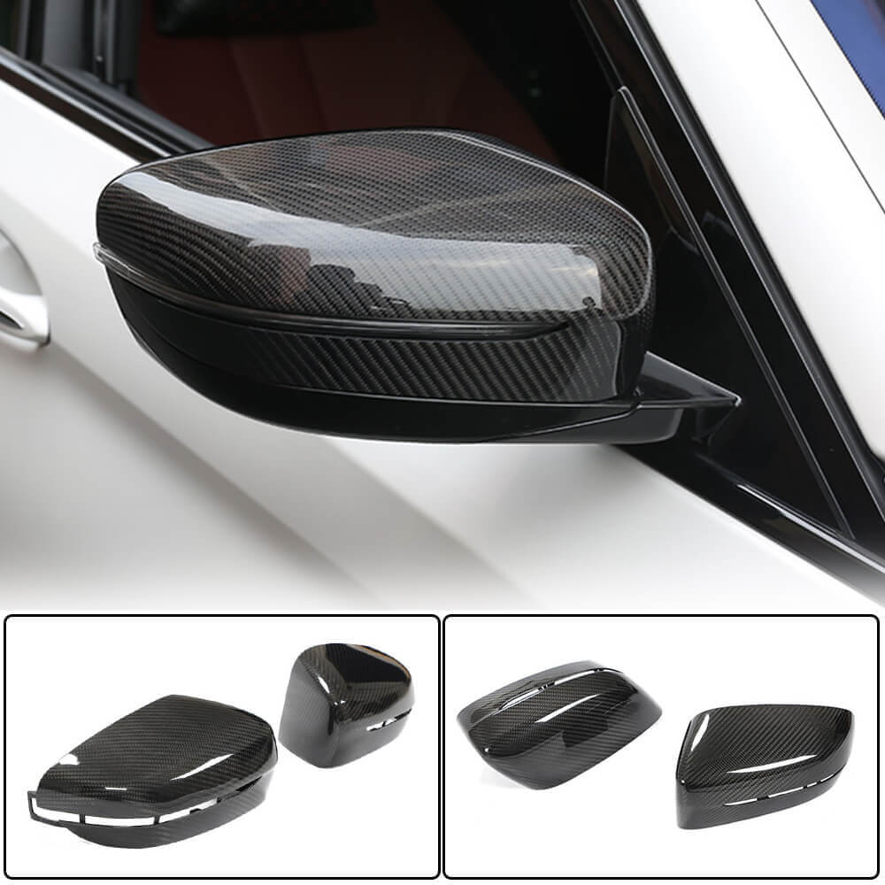 BMW G20 G22/G23 G30 G32 GT G11 G14/G15/G16 Mirror Covers LHD Replacement Style Dry Carbon Fiber-Ahacarbon