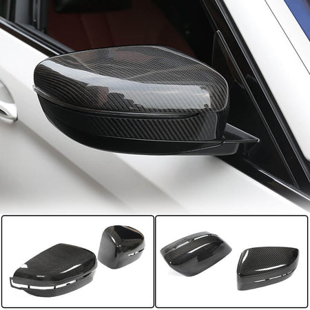BMW G20 G22/G23 G30 G32 GT G11 G14/G15/G16 Mirror Covers LHD Replacement Style Dry Carbon Fiber-Ahacarbon