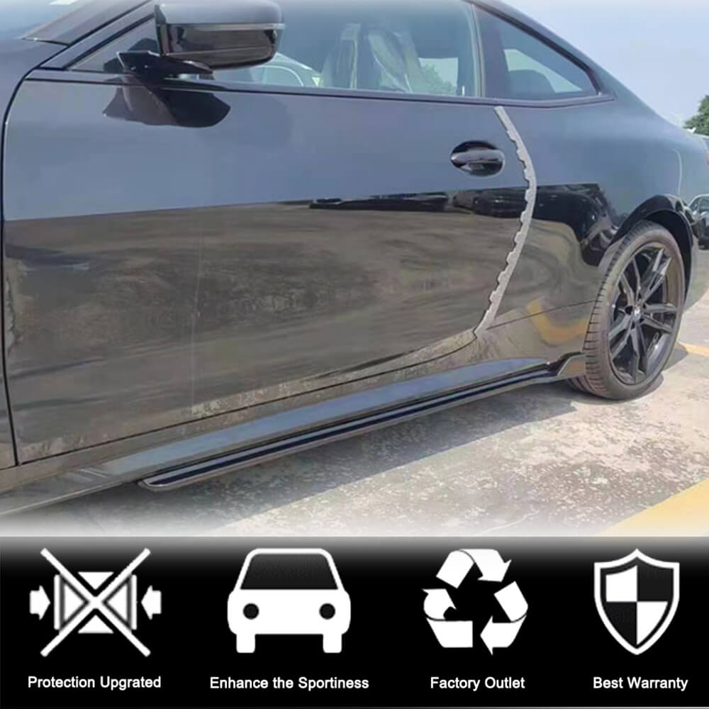 BMW G22 G23 420i 430i M Sport M440i 2020UP Side Skirts Carbon Fiber-Ahacarbon