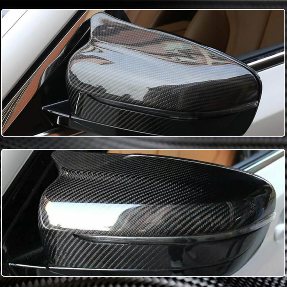 BMW G30 G38 G11 G12 Mirror Covers LHD Pair Replacement Carbon Fiber-Ahacarbon